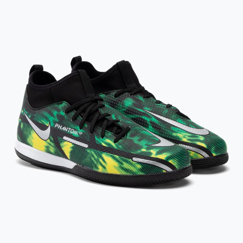 Футбольні бутси дитячі Nike Phantom GT2 Academy DF SW IC Jr зелені DM0740-003 5