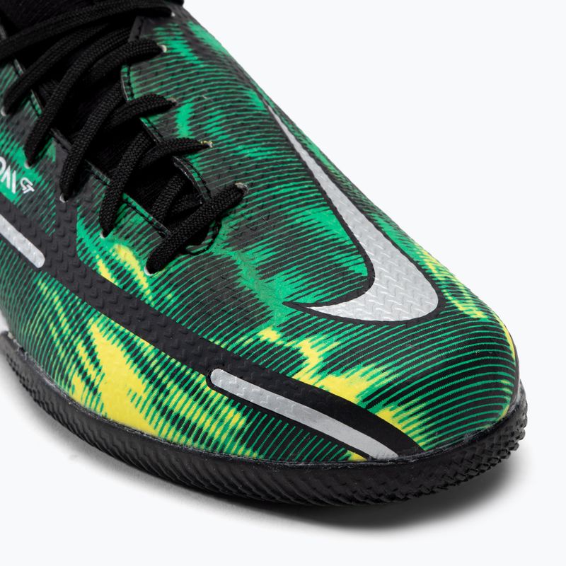 Футбольні бутси дитячі Nike Phantom GT2 Academy DF SW IC Jr зелені DM0740-003 7
