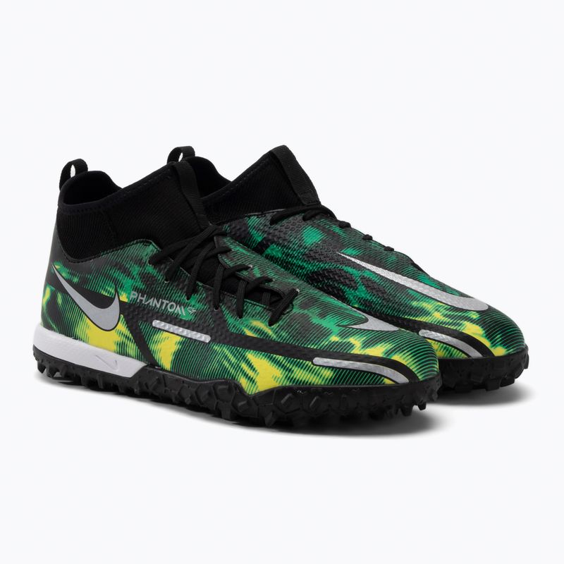Футбольні бутси дитячі Nike Phantom GT2 Academy DF SW TF Jr чорні DM0741-003 5