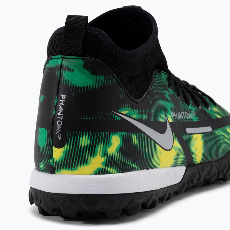 Футбольні бутси дитячі Nike Phantom GT2 Academy DF SW TF Jr чорні DM0741-003 8