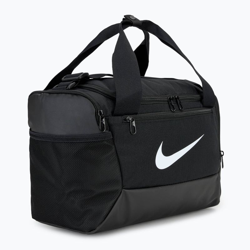 Тренувальна сумка Nike Brasilia 9.5 Duffle 25 л чорний/чорний/білий 2