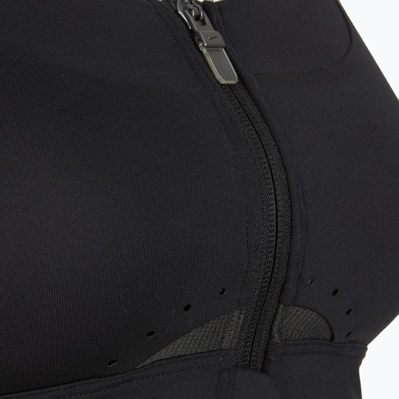 Бюстгальтер для тренувань Nike Alpha High-Support Zip-Front black/black/dark smoke grey/dark smoke grey 10