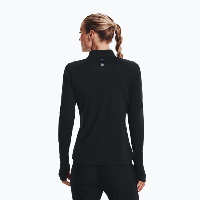 Кофта для бігу жіноча Under Armour Qualifier Run 2.0 Half Zip чорна 1365632 3