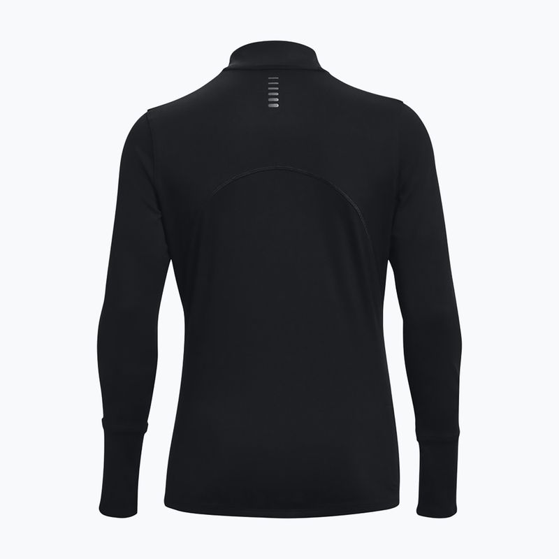 Кофта для бігу жіноча Under Armour Qualifier Run 2.0 Half Zip чорна 1365632 7