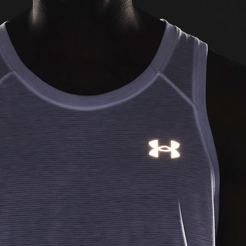 Майка для бігу чоловіча Under Armour Streaker Singlet біла 1361468-100 4