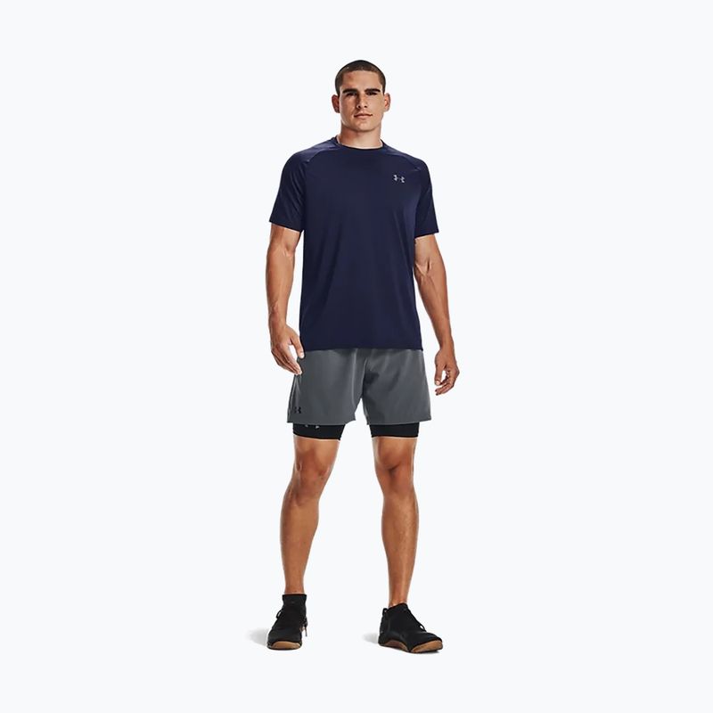 Футболка тренувальна чоловіча Under Armour UA Tech 2.0 SS Tee Novelty синя 1345317 2