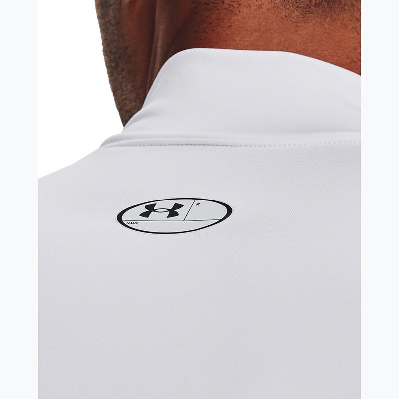 Лонгслів для тренувань чоловічий Under Armour Comp Mock UA Armour white/black 4