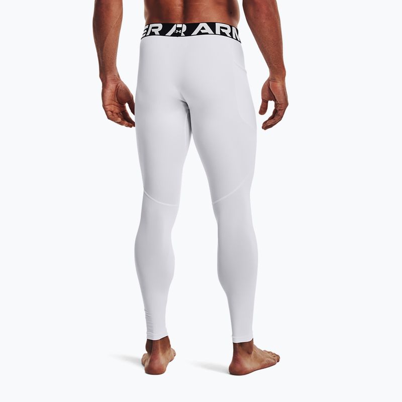 Легінси чоловічі Under Armour Ua Cg Armour Novelty Compression white/black 2