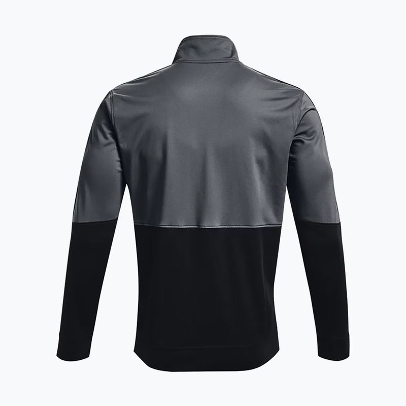 Кофта тренувальна чоловіча Under Armour Pique Track сіро-синя 1366202 5