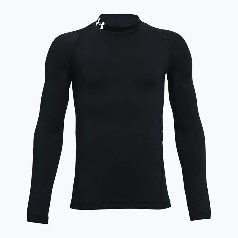 Дитячий тренувальний лонгслів Under Armour Cg Armour Mock чорний/білий