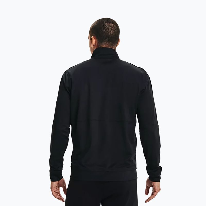 Кофта тренувальна чоловіча Under Armour Pique Track чорна 1366202 4