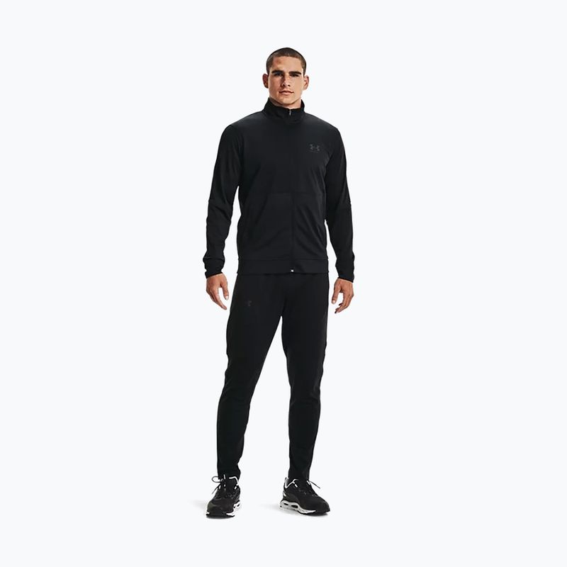 Кофта тренувальна чоловіча Under Armour Pique Track чорна 1366202 5