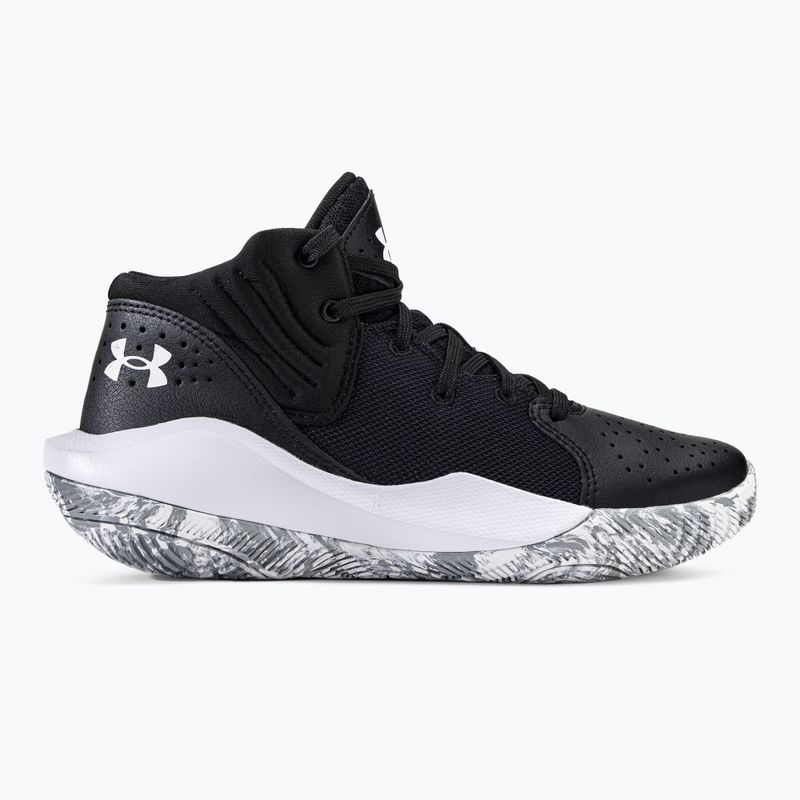 Кросівки для баскетболу дитячі Under Armour GS Jet '21 001 чорно-білі UAR-3024794001-001-4.5 2