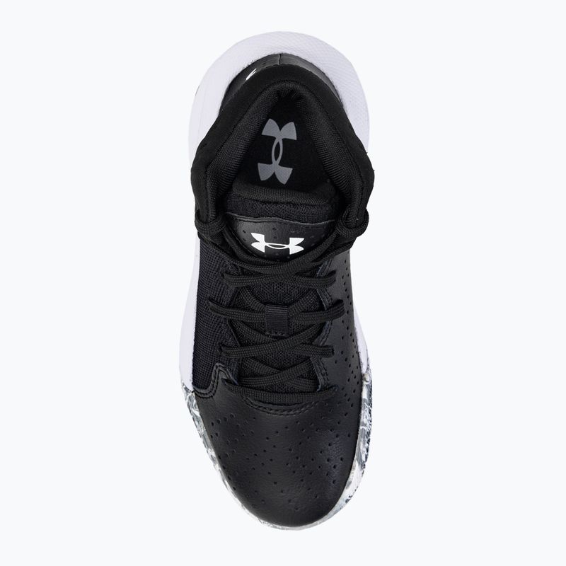 Кросівки для баскетболу дитячі Under Armour GS Jet '21 001 чорно-білі UAR-3024794001-001-4.5 6
