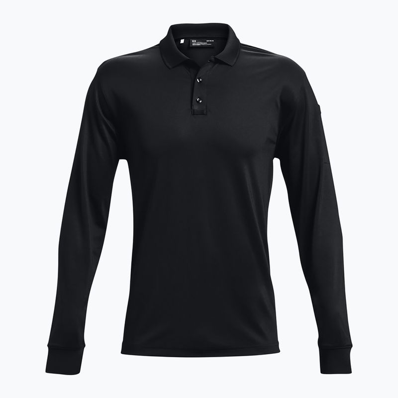Чоловіче поло Under Armour Tactical Performance Polo 2.0 з довгим рукавом чорний/чорний 5