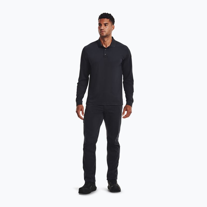 Чоловіче поло Under Armour Tactical Performance Polo 2.0 з довгими рукавами темно-синій/темно-синій 2