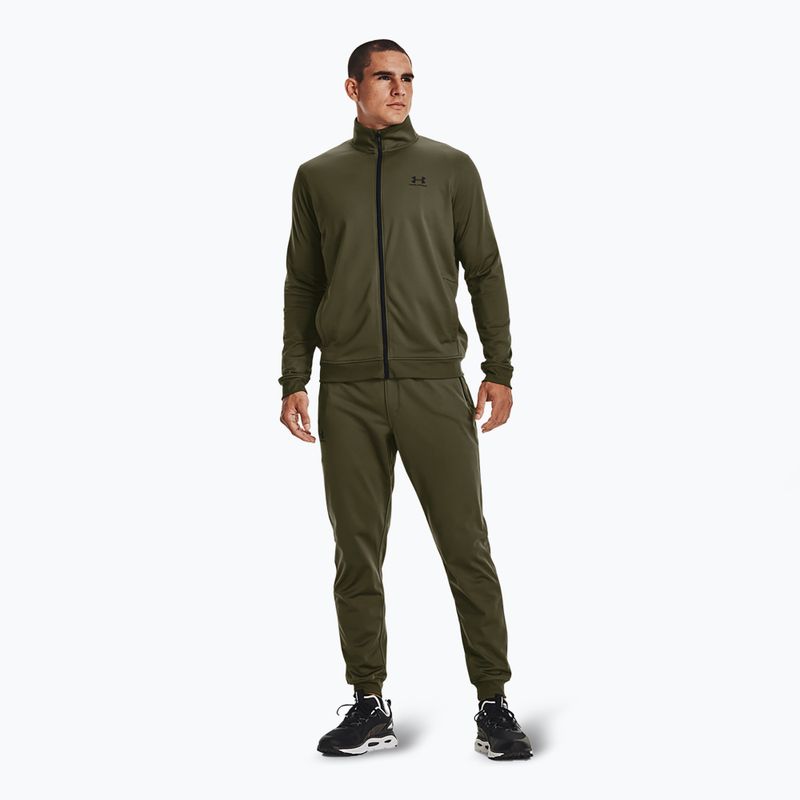 Штани чоловічі Under Armour Sportstyle Tricot Jogger marine od green / black 2
