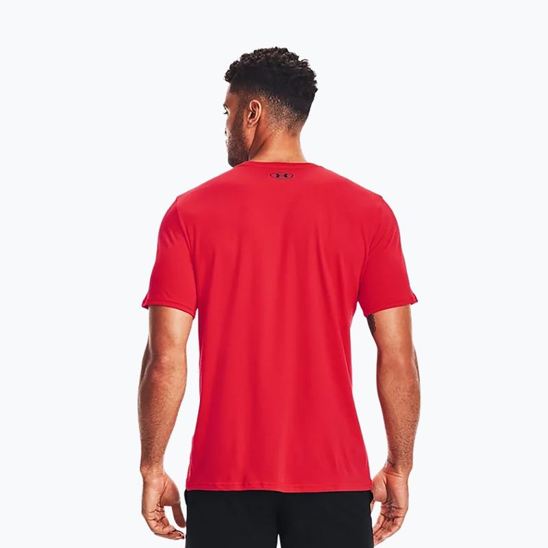 Футболка тренувальна чоловіча Under Armour UA Sportstyle Logo SS червона 1329590 4