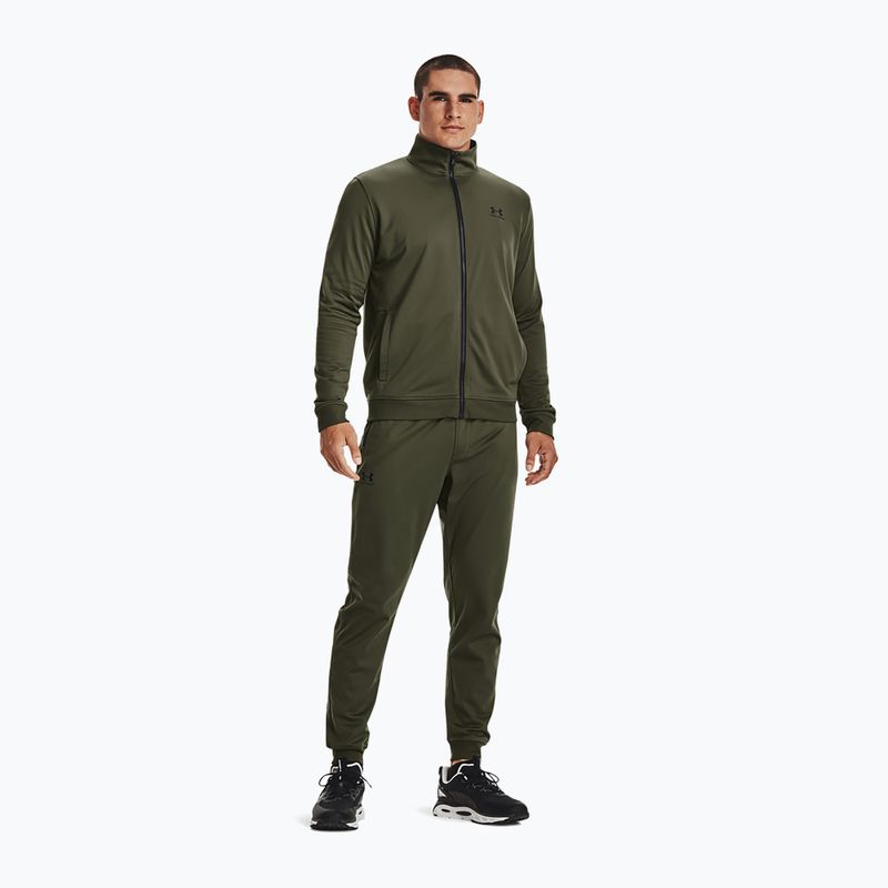 Кофта чоловіча Under Armour Sportstyle Tricot marine od green/marine od green/black 2