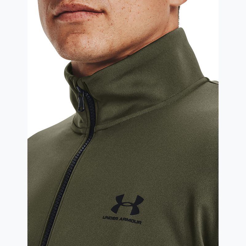 Кофта чоловіча Under Armour Sportstyle Tricot marine od green/marine od green/black 4