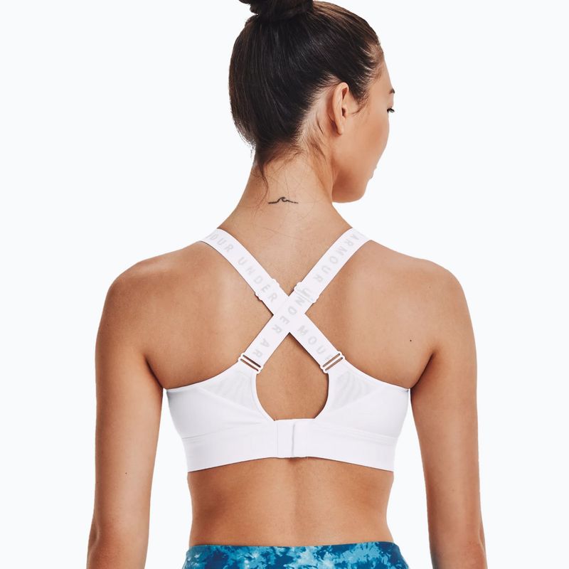 Бюстгальтер спортивний Under Armour Infinity High білий 1351994 2