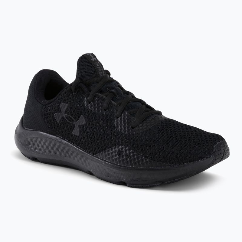 Кросівки для бігу чоловічі Under Armour Charged Pursuit 3 чорні 3024878