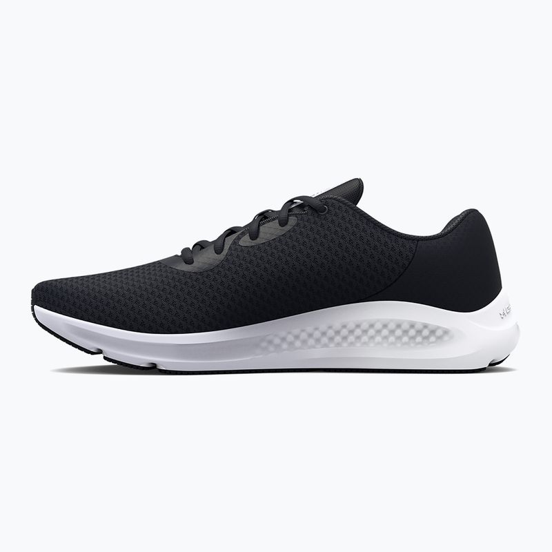 Кросівки для бігу жіночі Under Armour Charged Pursuit 3 black/black/white 9