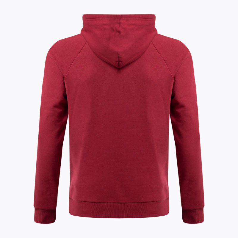 Кофта з капюшоном чоловіча Under Armour Rival Fleece Big Logo HD червоно-біла 1357093 5