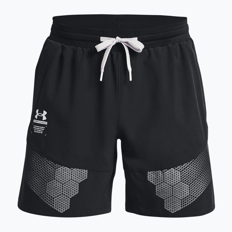 Шорти для тренувань чоловічі Under Armour UA Armourprint Woven чорні 1370416 3