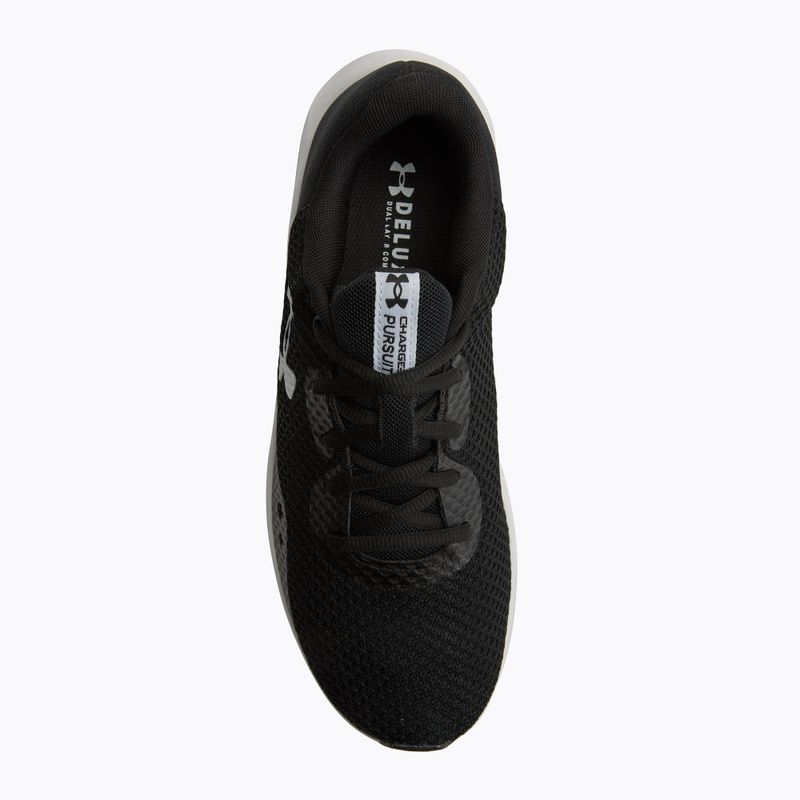 Кросівки для бігу чоловічі Under Armour Charged Pursuit 3 black/black/white 5