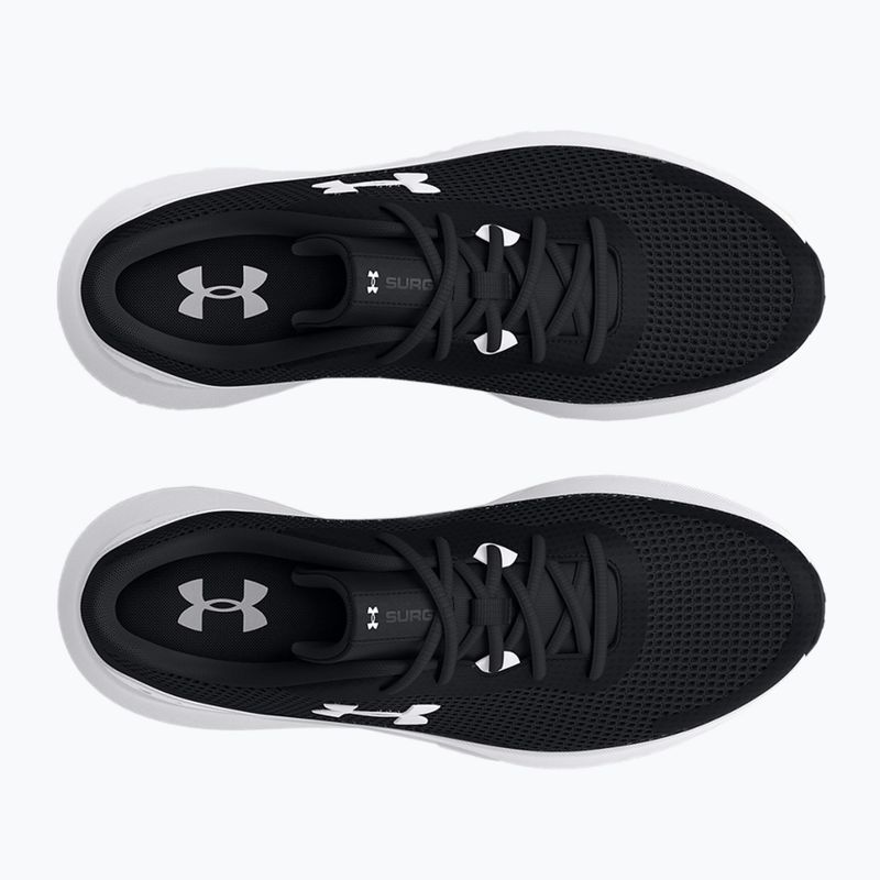 Кросівки для бігу чоловічі Under Armour Surge 3 чорно-білі 3024883 12