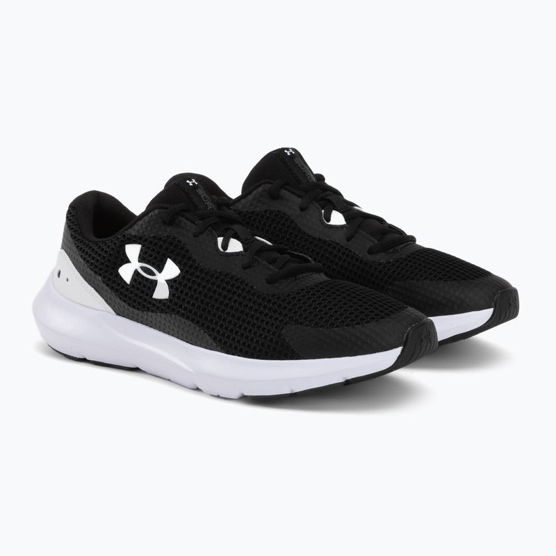 Кросівки для бігу чоловічі Under Armour Surge 3 чорно-білі 3024883 4
