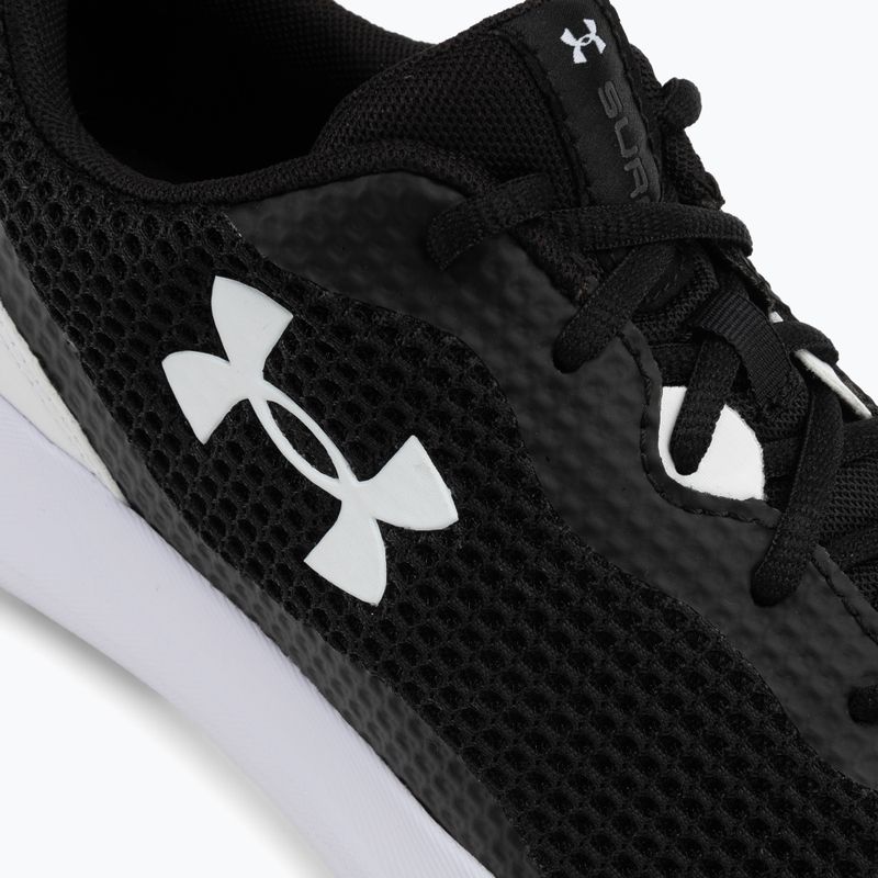 Кросівки для бігу чоловічі Under Armour Surge 3 чорно-білі 3024883 9