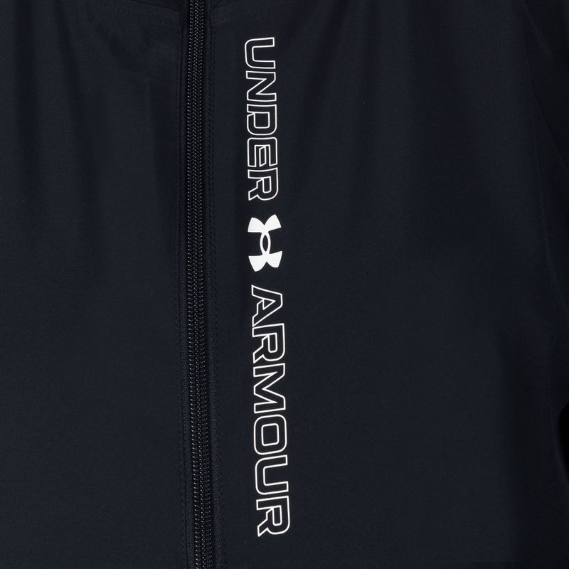 Куртка з капюшоном жіноча Under Armour Woven чорно-біла 1369889 3