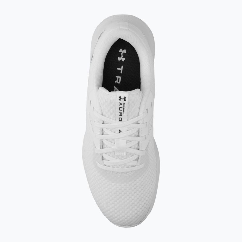 Кросівки для тренувань жіночі Under Armour W Charged Aurora 2 white/white/metallic warm silver 5
