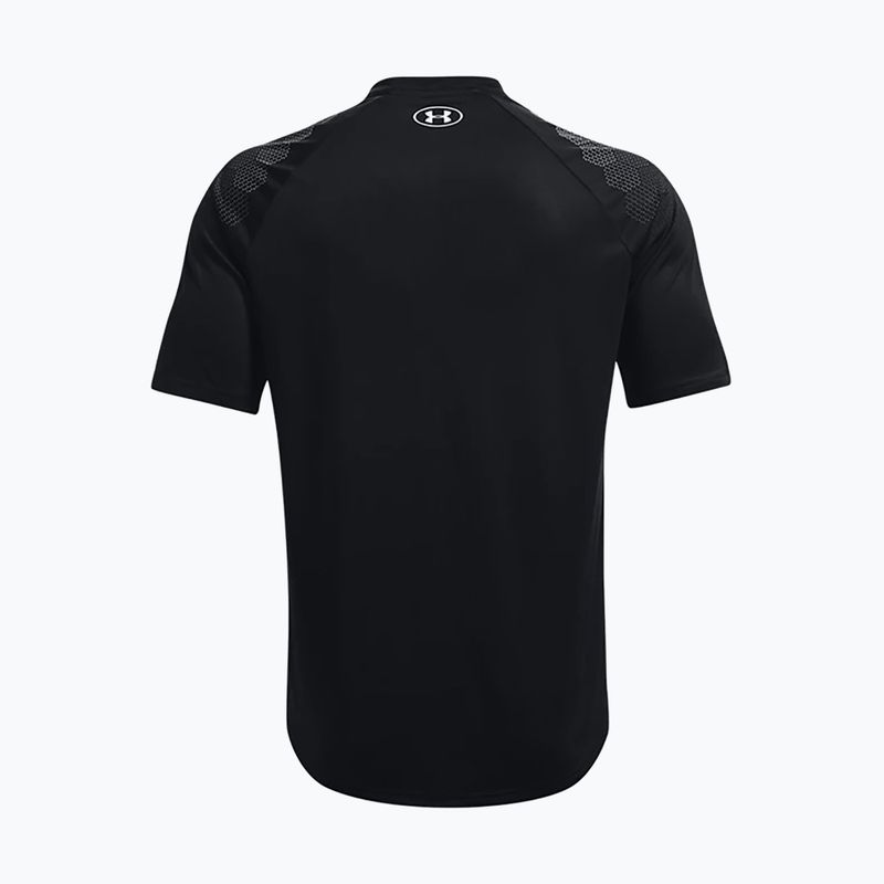 Футболка тренувальна чоловіча Under Armour Ua Armourprint SS чорна 1372607-001 2