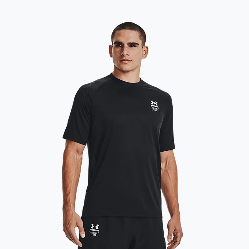 Футболка тренувальна чоловіча Under Armour Ua Armourprint SS чорна 1372607-001 3