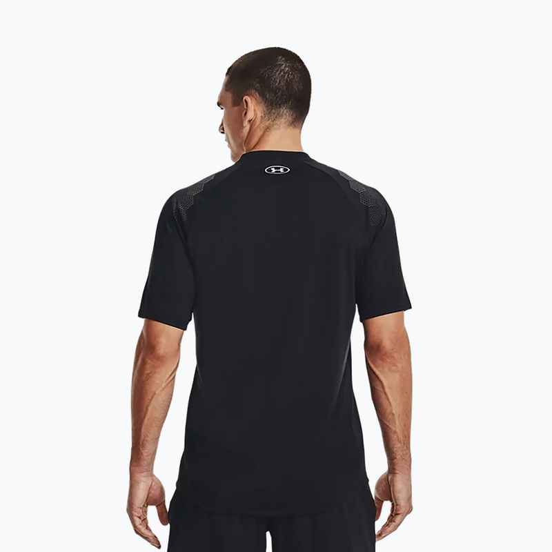 Футболка тренувальна чоловіча Under Armour Ua Armourprint SS чорна 1372607-001 4