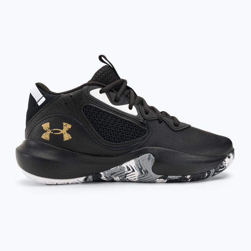 Кросівки для баскетболу Under Armour Lockdown 6 black/black/metallic gold 2