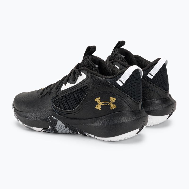 Кросівки для баскетболу Under Armour Lockdown 6 black/black/metallic gold 3