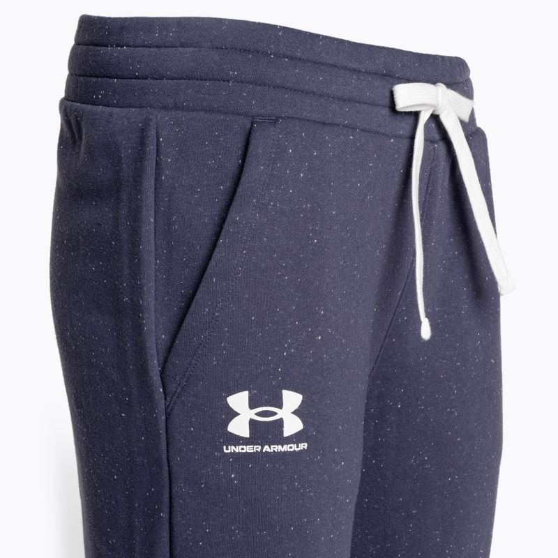 Шорти тренувальні жіночі Under Armour Rival Fleece Joggers tempered steel/white 7