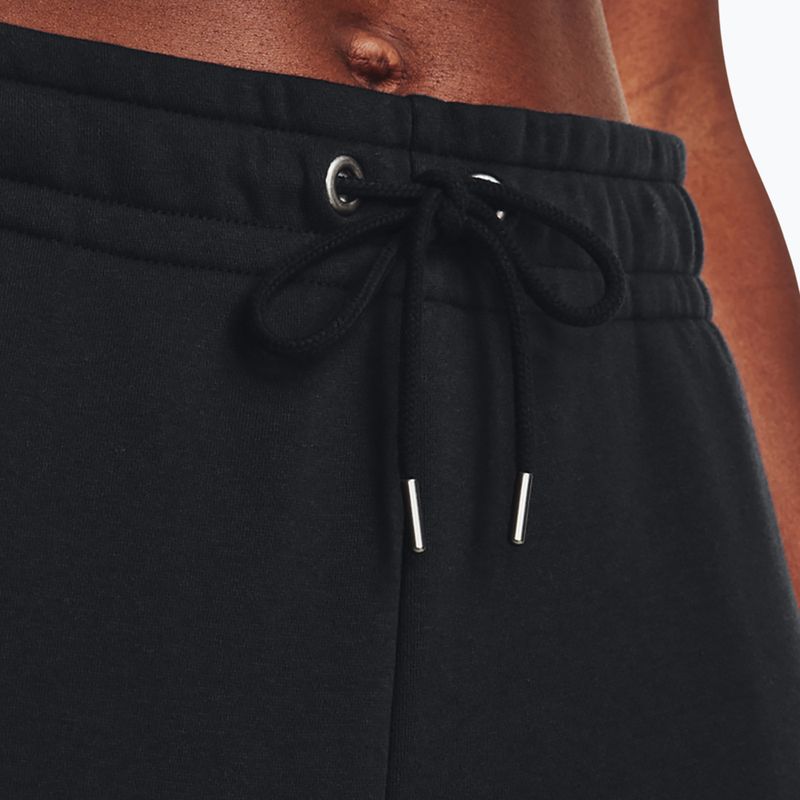 Штани для тренувань жіночі Under Armour Essential Fleece Joggers black/white 4