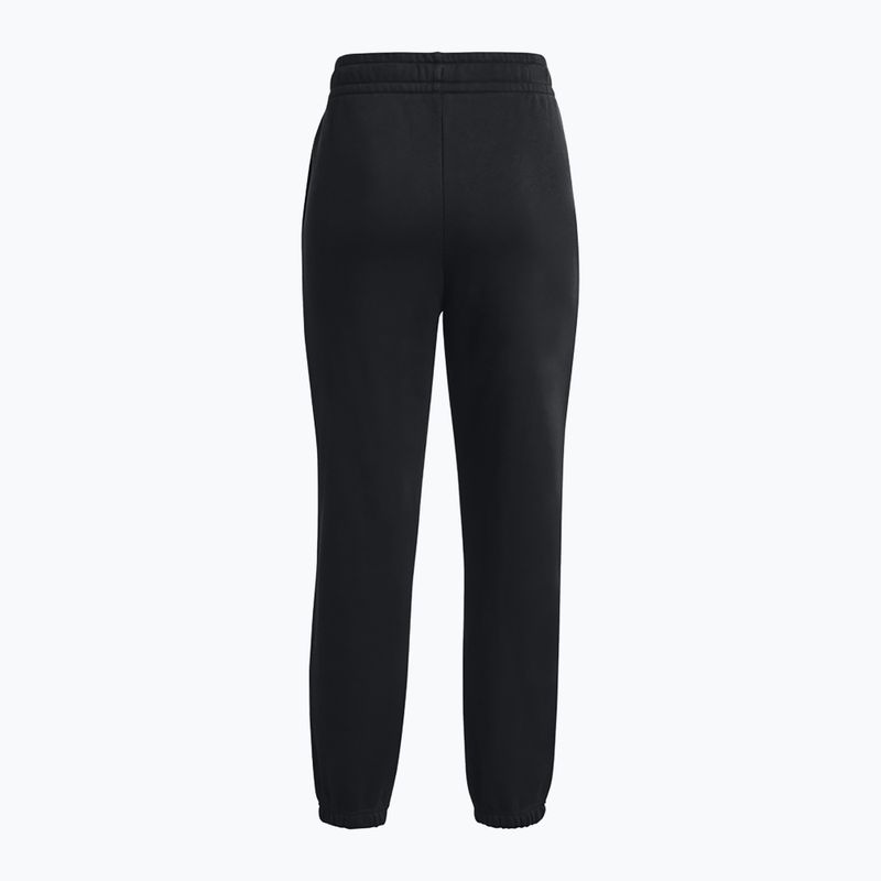 Штани для тренувань жіночі Under Armour Essential Fleece Joggers black/white 6