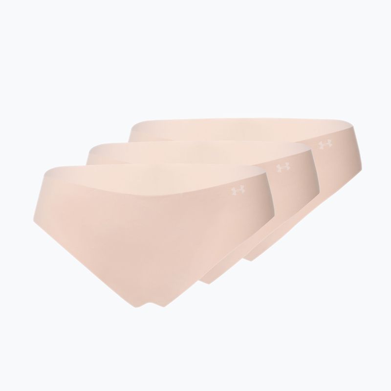 Труси безшовні жіночі Under Armour Ps Thong 3 шт. бежеві 1325615-249