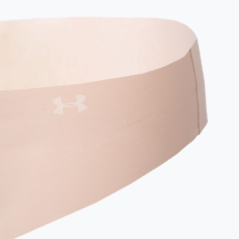 Труси безшовні жіночі Under Armour Ps Thong 3 шт. бежеві 1325615-249 4