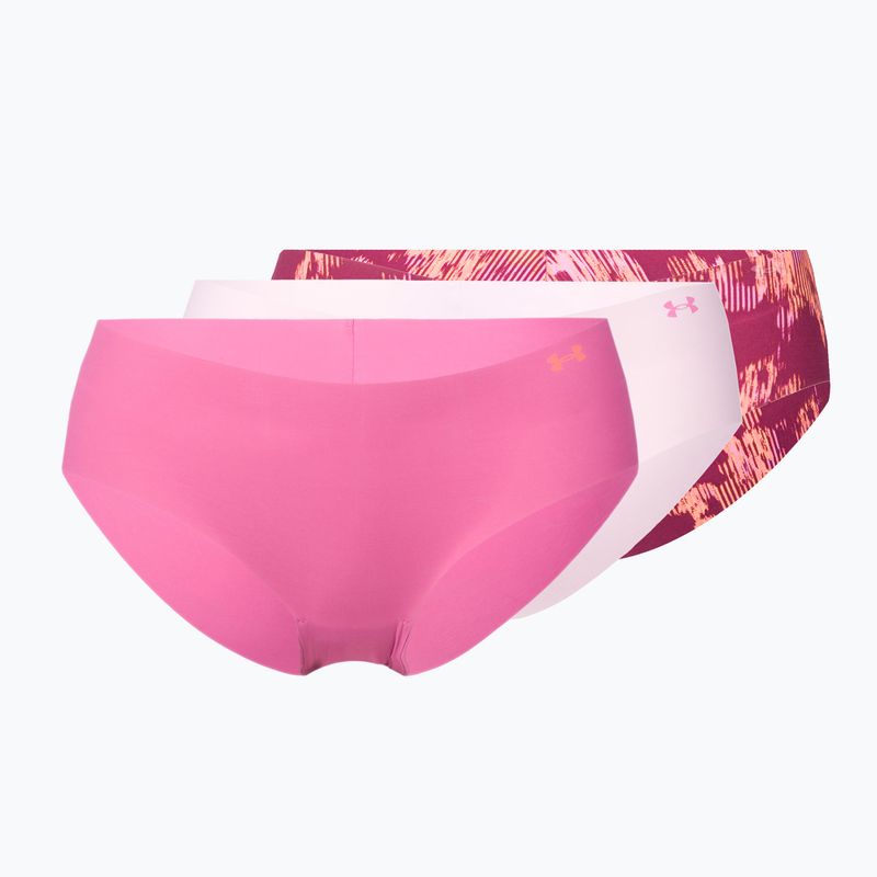 Труси безшовні жіночі Under Armour Ps Hipster 3 шт. рожеві 1325659-669