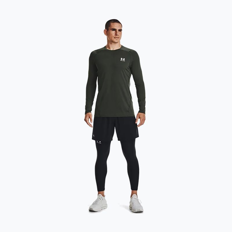 Футболка тренувальна чоловіча Under Armour HeatGear Armour Fitted зелена 1361506 5