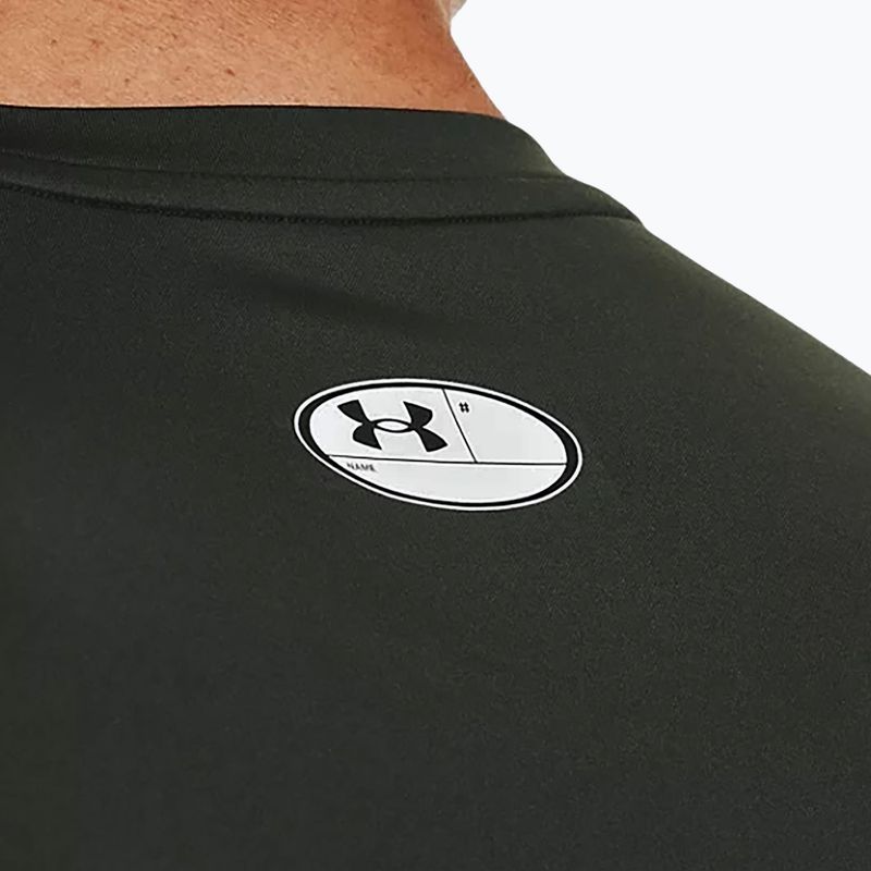 Футболка тренувальна чоловіча Under Armour HeatGear Armour Fitted зелена 1361506 6