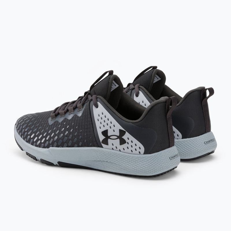 Кросівки тренувальні чоловічі Under Armour Charged Engage 2 чорно-білі 3025527 3