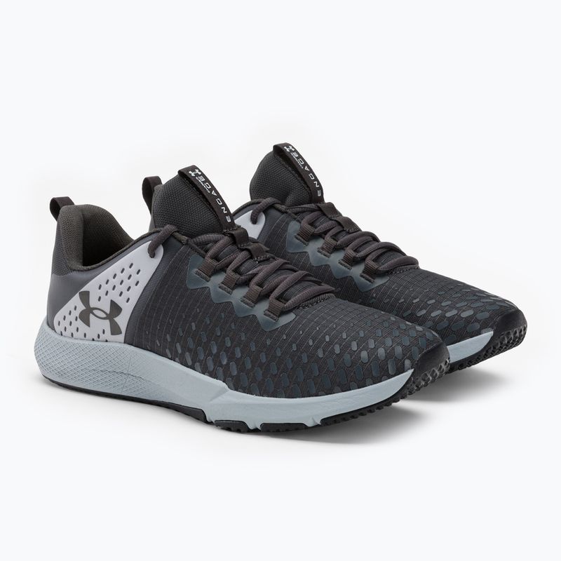 Кросівки тренувальні чоловічі Under Armour Charged Engage 2 чорно-білі 3025527 4